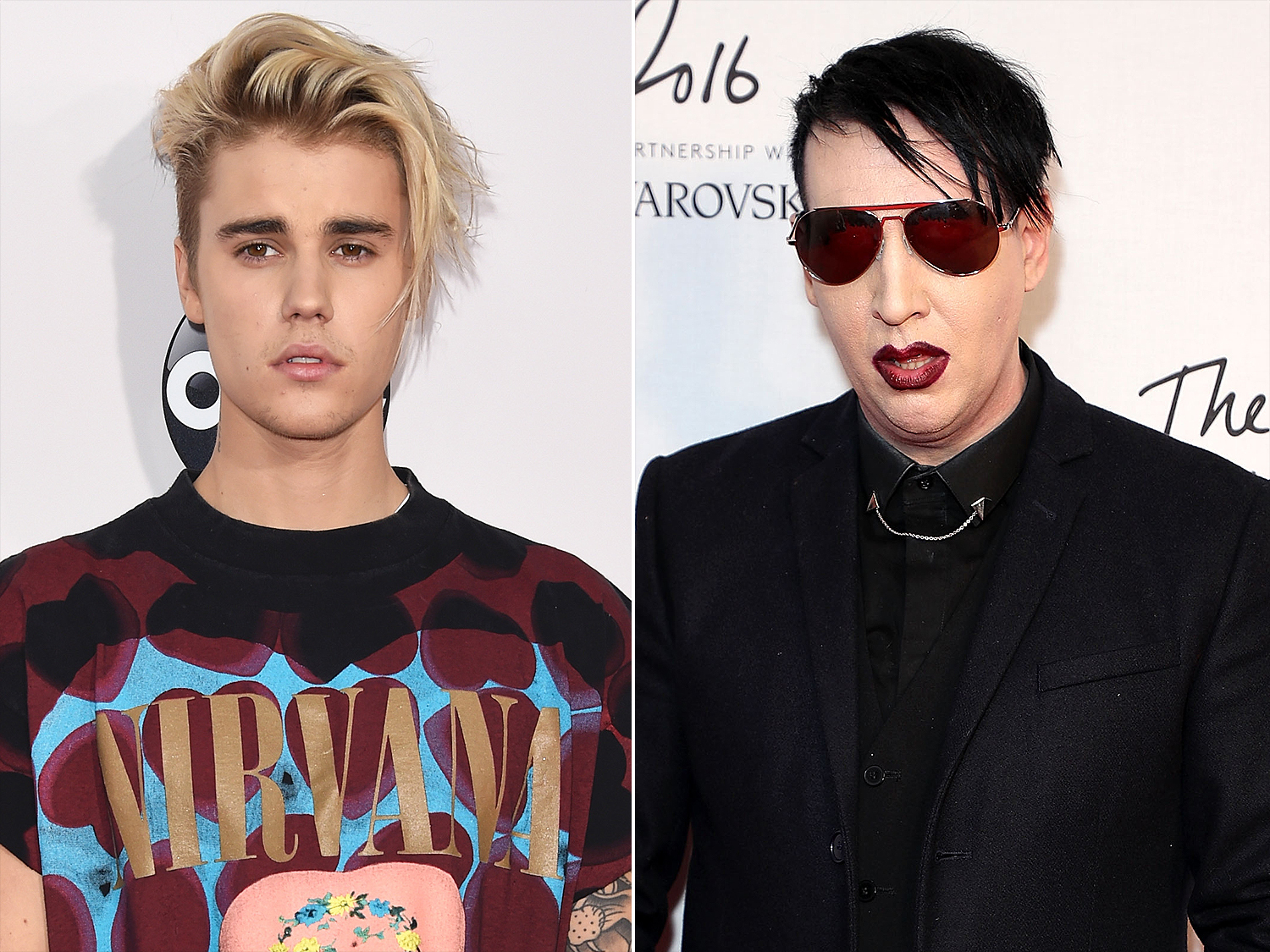 καβγάς του Marilyn Manson με τον Justin Bieber