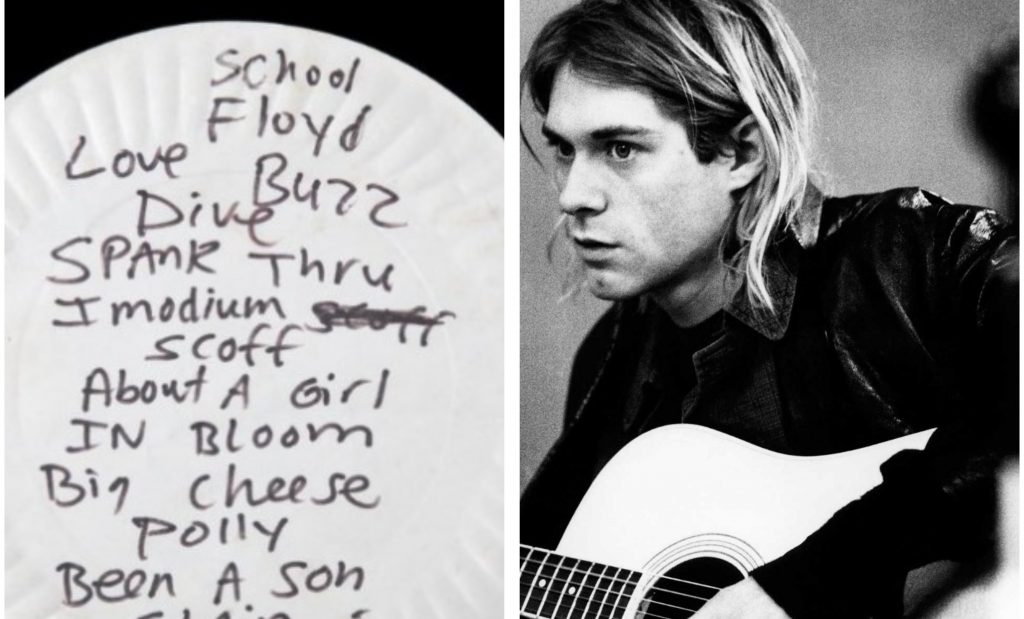 Στα 22.400 δολάρια δημοπρατήθηκε ένα χάρτινο πιάτο του Kurt Cobain!